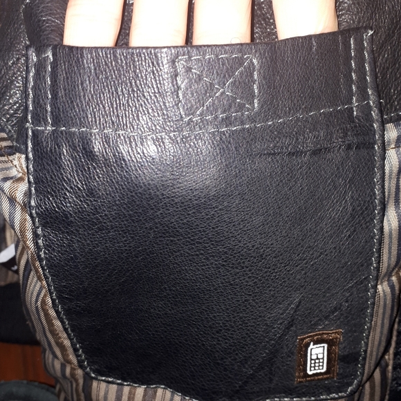 Men's genuine leather Danier jacket - Picture 5 of 7